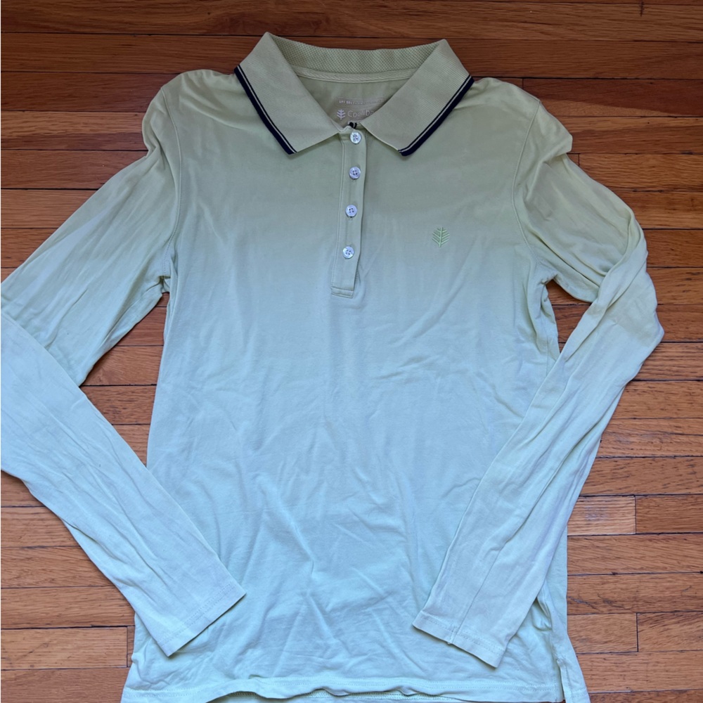 COOLIBAR UPF 50+ SUN PROTECTION LONG SLEEVE GOLF SHIRT